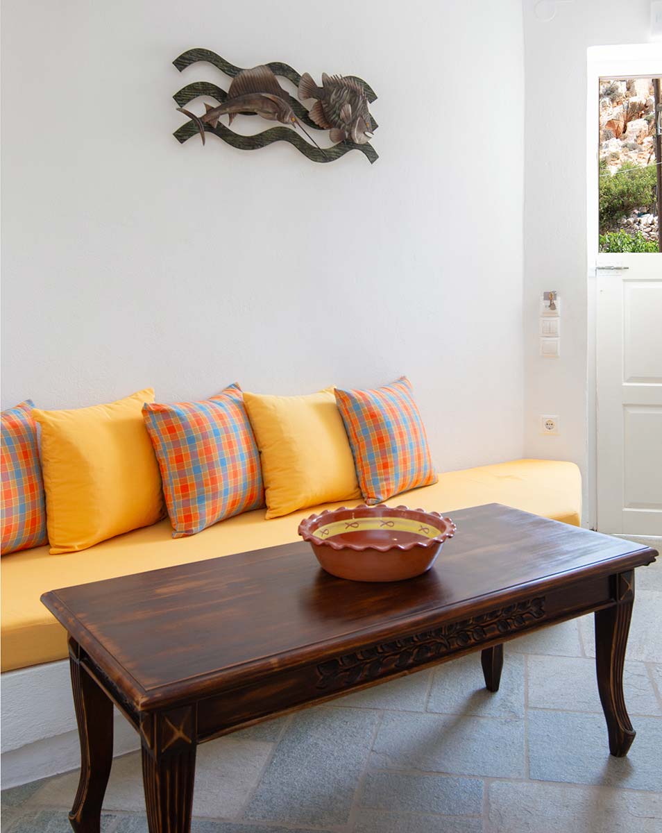 Το καθιστικό στο διαμέρισμα 1